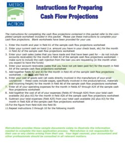 Cash Flow Projection Template Pdf Free Excel Templates