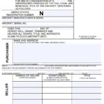 Experimental Aircraft Bill Of Sale Form In Word And Pdf Formats 