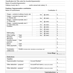 Complete Payslip Template