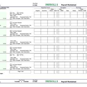 Payroll Calculator Worksheet Format