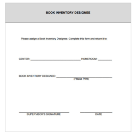 Book Inventory Template PDF