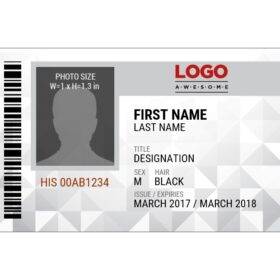 Desirable Employee Photo ID Badges Template