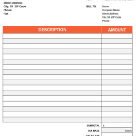 Free Office Invoice Format