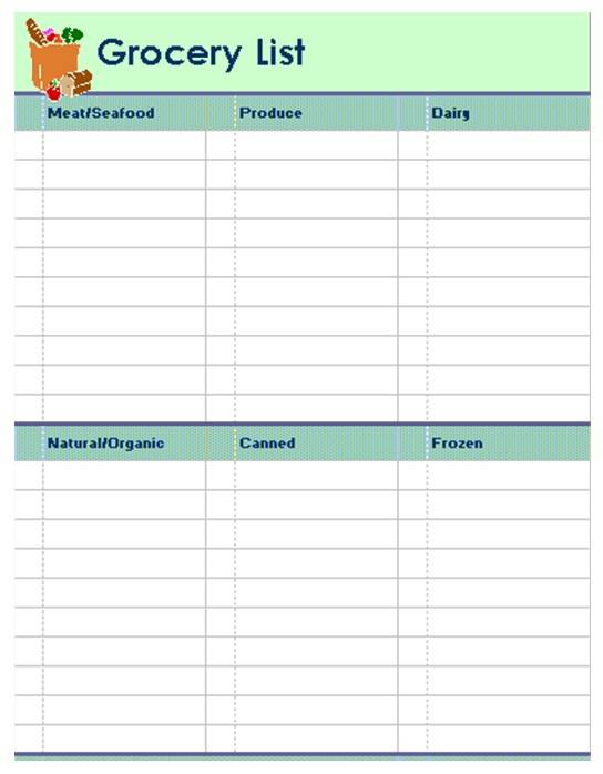 Free Pantry Inventory Template