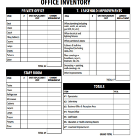 Office Supply Inventory List Template