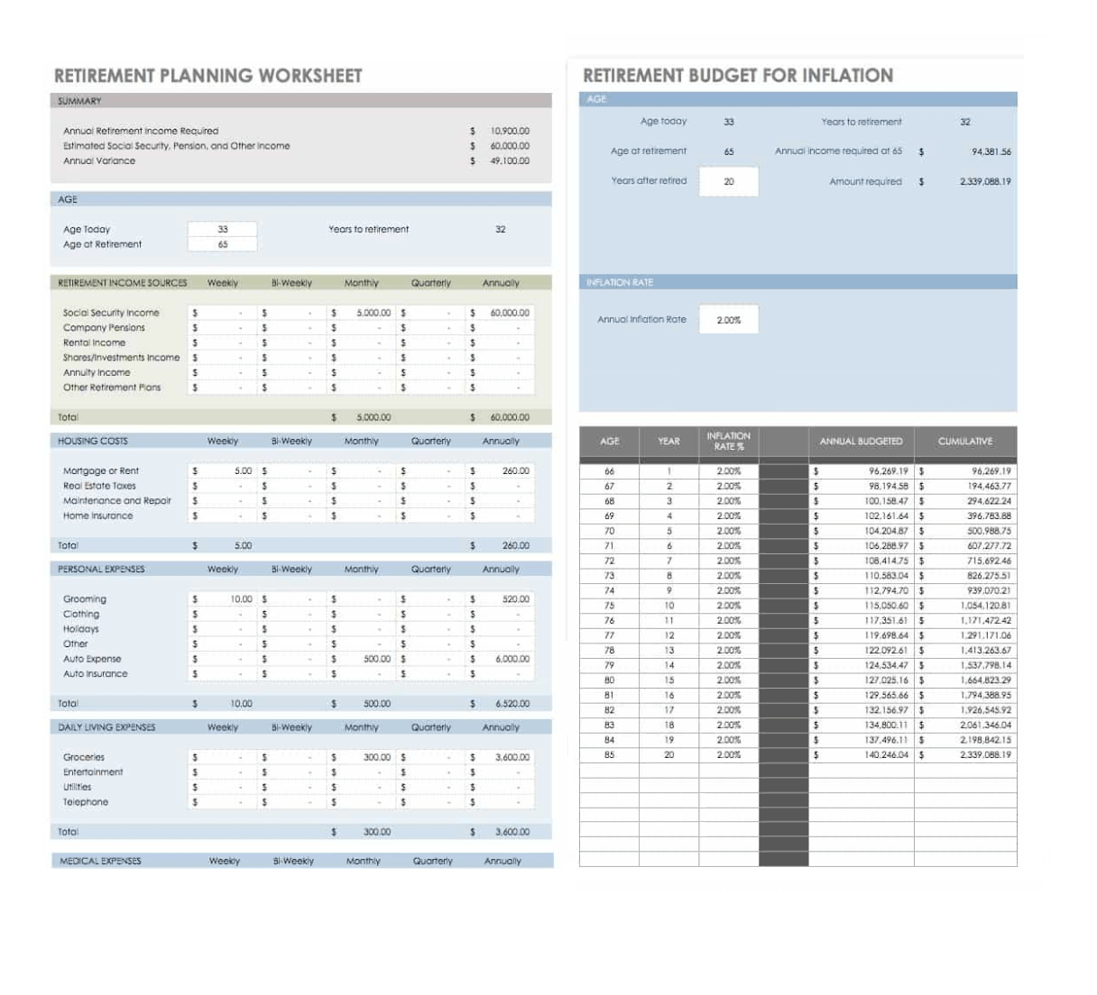 Printable Retirement Checklist Template