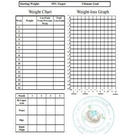 Professional Personal Weight Loss Chart Template