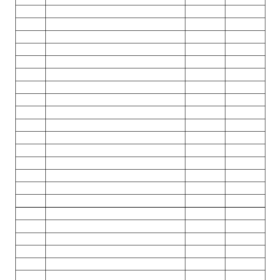 To Buy List Template PDF