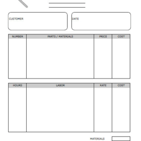 Plumbers Invoice Template