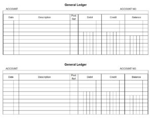 Account Ledger Templates | 14+ Free Printable Xlsx, Docs & PDF Formats ...