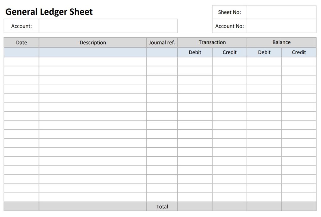 Account Ledger Templates 14 Free Printable Xlsx Docs PDF Formats Samples Examples Forms