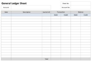 Account Ledger Templates | 14+ Free Printable Xlsx, Docs & PDF Formats ...