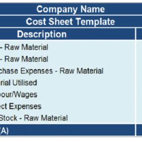 Cost of Goods Sold Statement Example