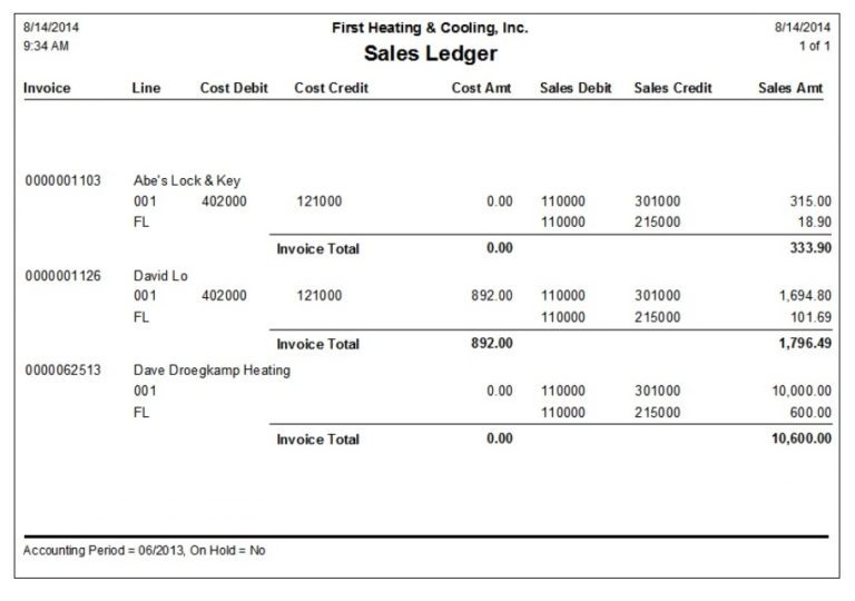 Sales Ledger Templates 24 Free Printable Xlsx Docs PDF Formats 