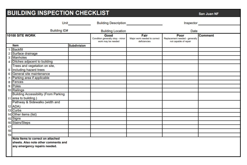 Facility Maintenance Checklist Templates | 11+ Free Xlsx, Docs & PDF ...